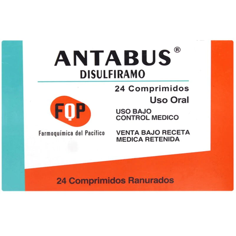 Antabus 500mg 24 Comprimidos Ranurados