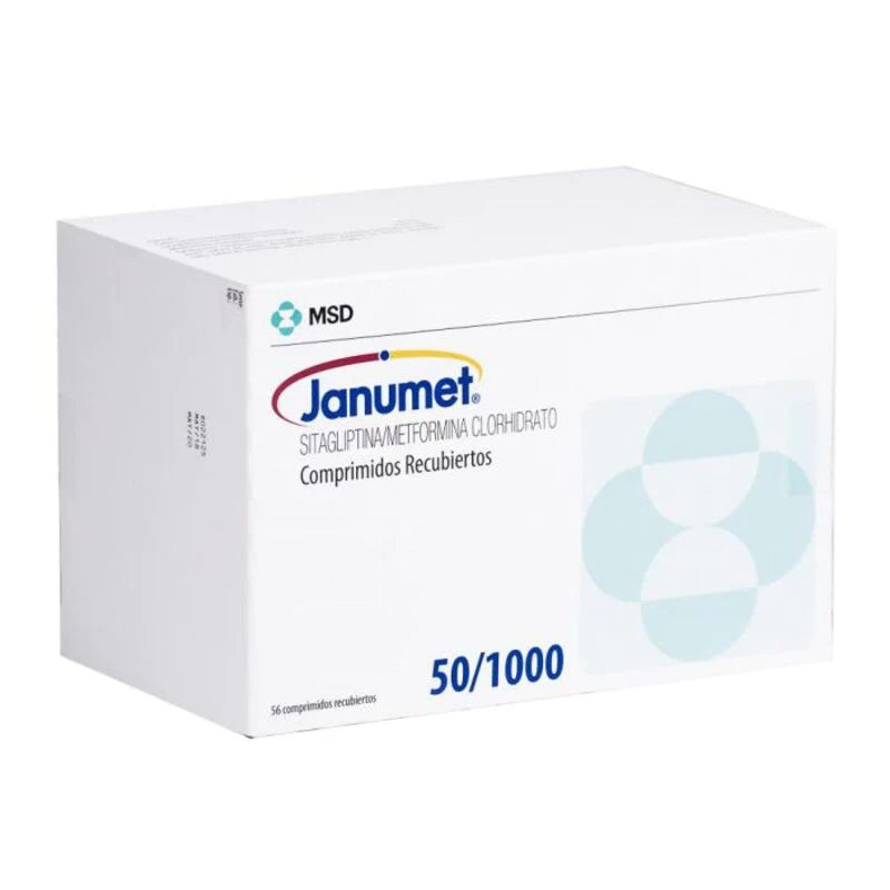 Janumet 50mg1000mg 56 Comprimidos Recubiertos 5829