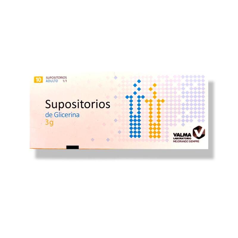 SUPOSITORIO DE GLICERINA ADULTO​ 