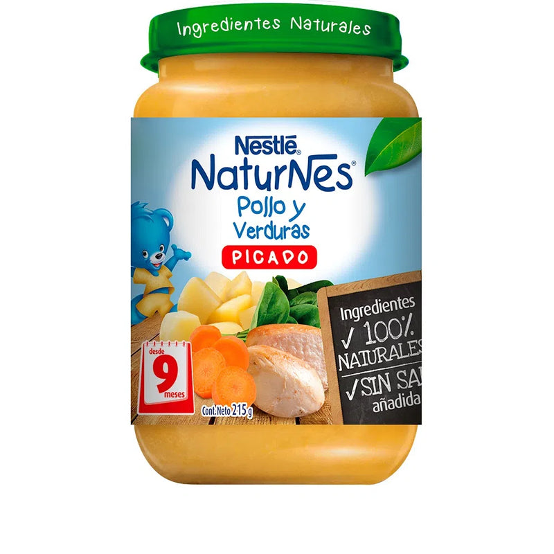 Picado naturnes Pollo y verduras 215g