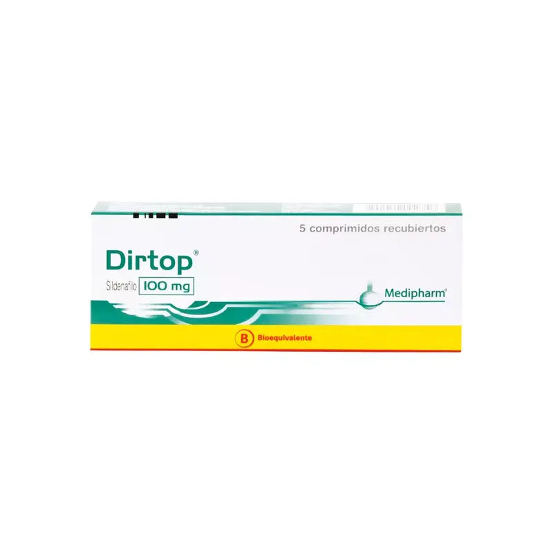 Dirtop 100mg 5 comprimidos recubiertos