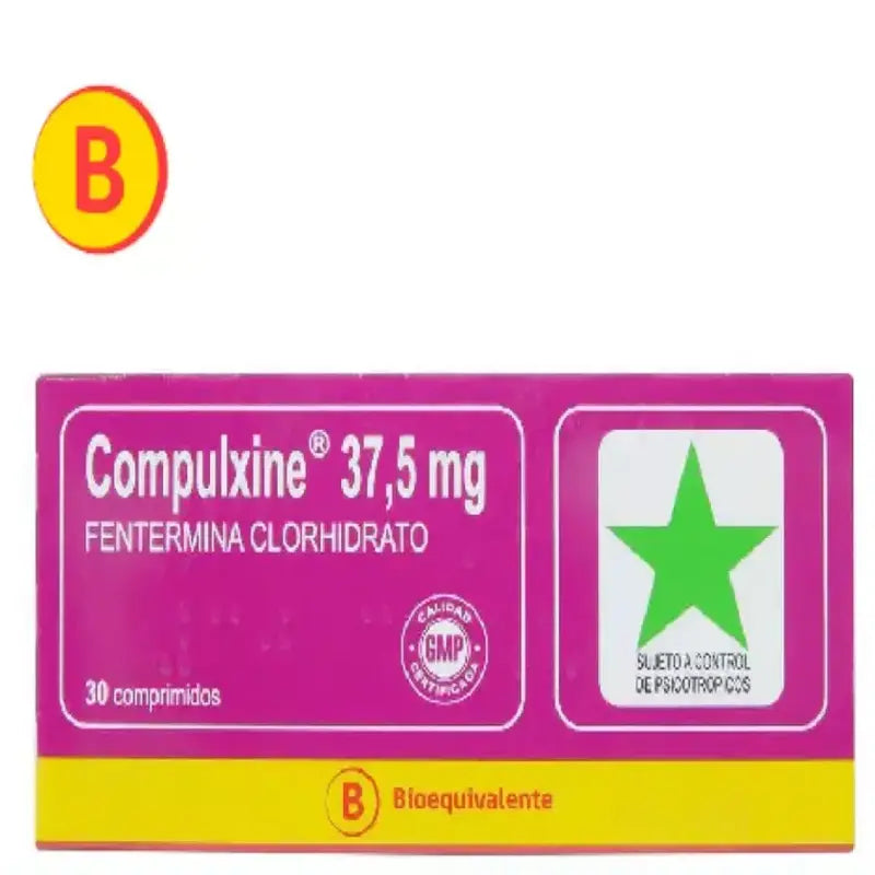 Compulxine 37,5mg 30 Comprimidos