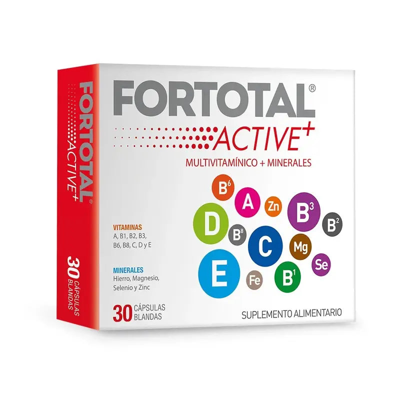 Fortotal Active Multivitamínico + Minerales 30 Cápsulas Blandas