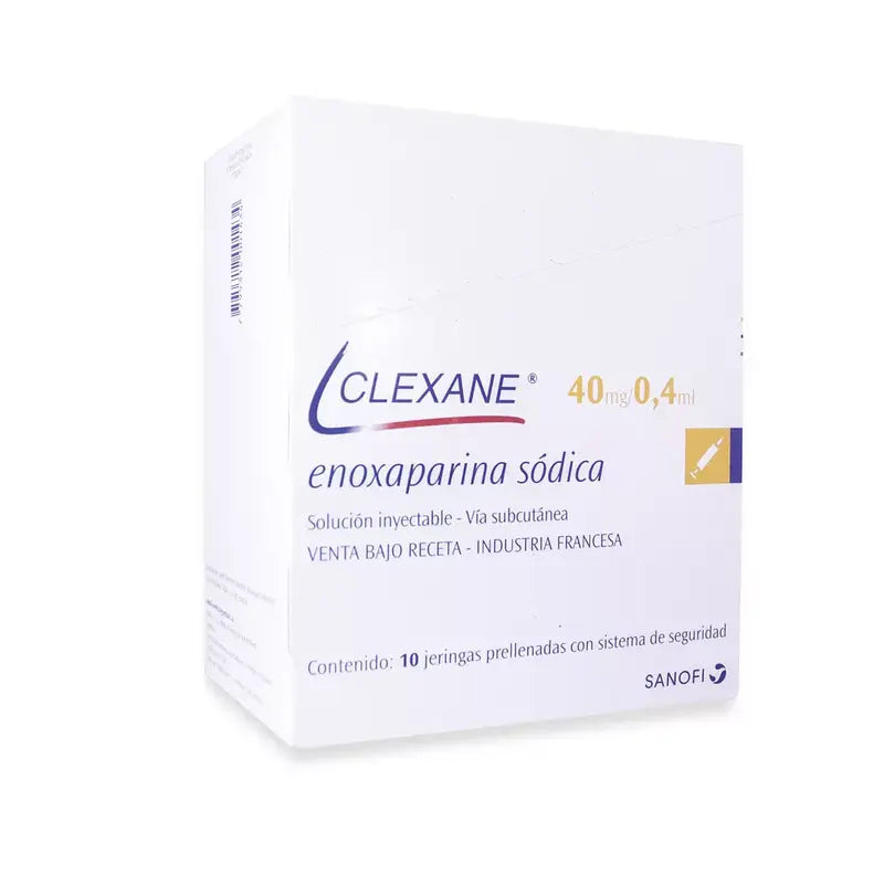 Clexane 40mg/0,4ml 10 Jeringas prellenadas con Sistema de seguridad