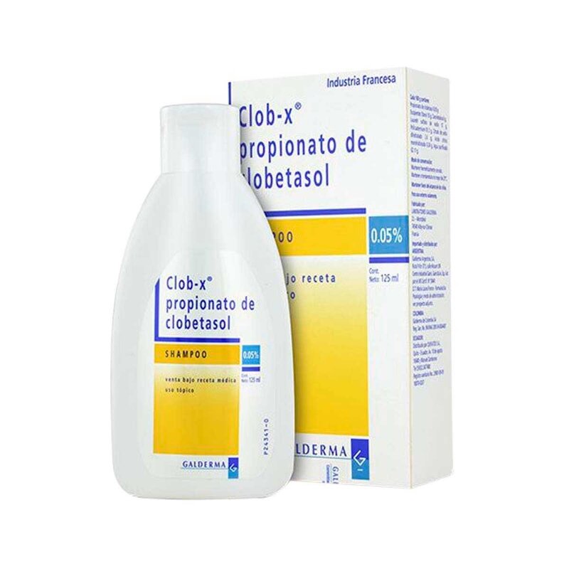 Clob-x Propionato de Clobetasol Shampoo 0.05% 125ml