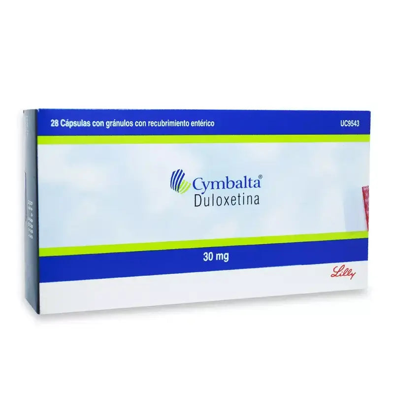 Cymbalta Duloxetina 30mg 28 capsulas