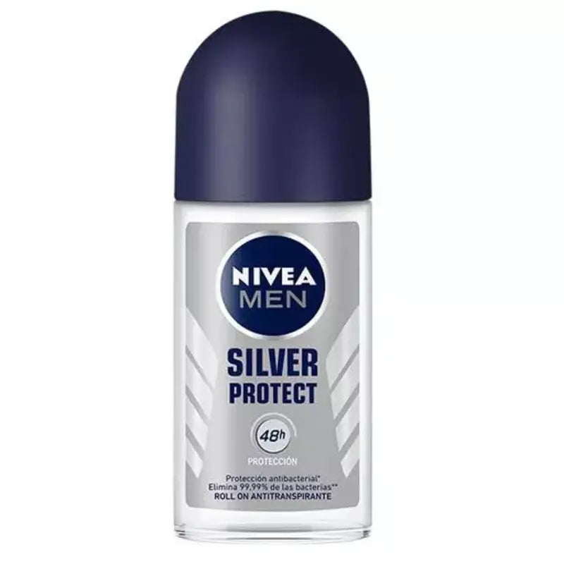 Desodorante Roll On Silver Protect Nivea Men 52gr