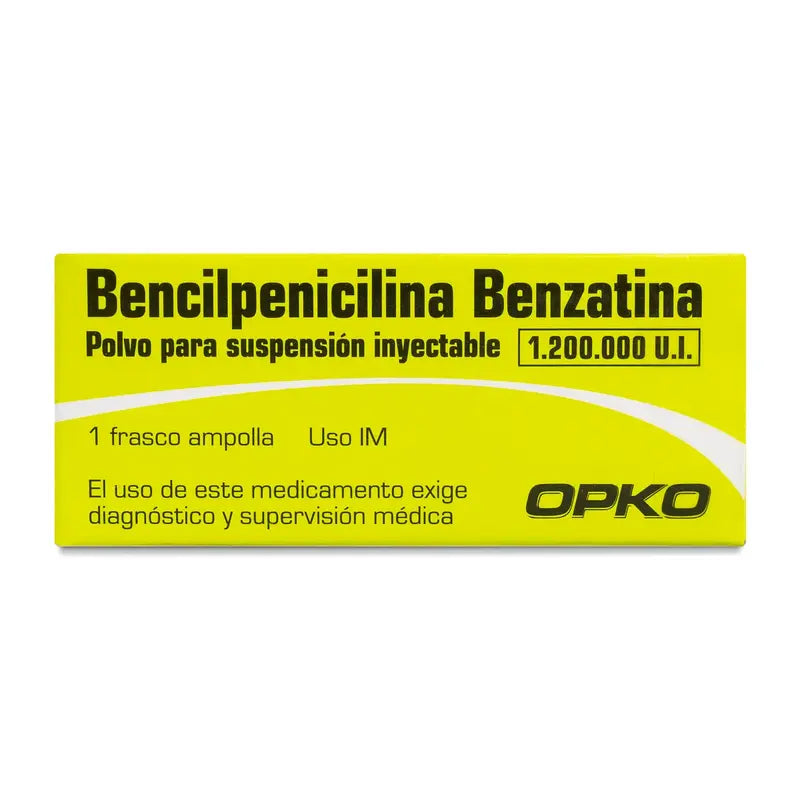 Bencilpenicilina Benzatina 1.200.000 U.I. Polvo para suspensión Inyectable