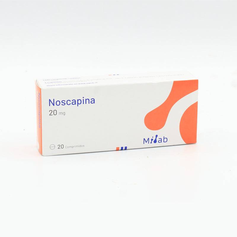 Noscapina 20mg 20 Comprimidos