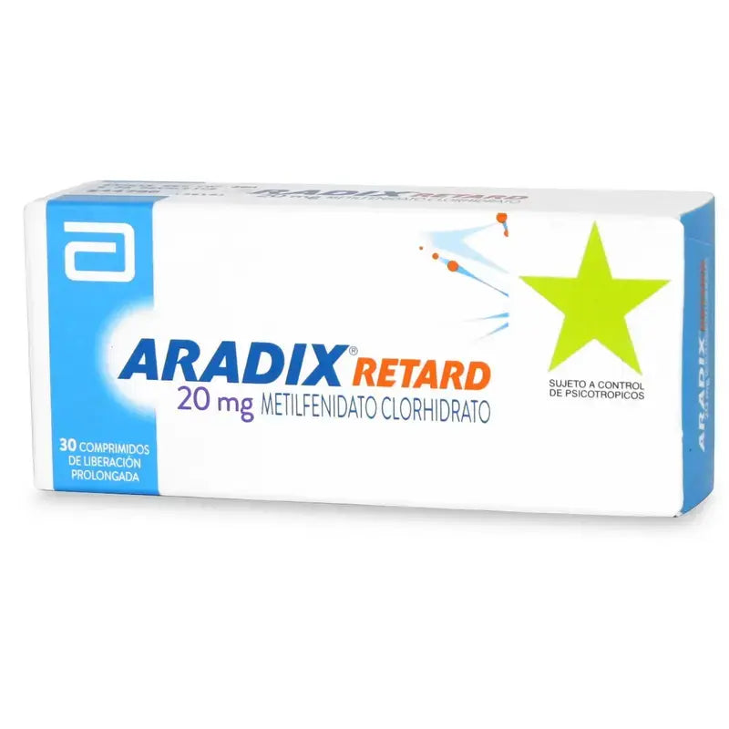 Aradix retard 20mg 30 Comprimidos