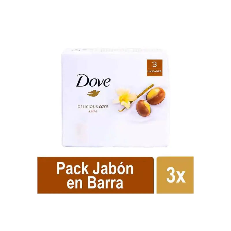 Jabón Dove Karité 3 Unidades