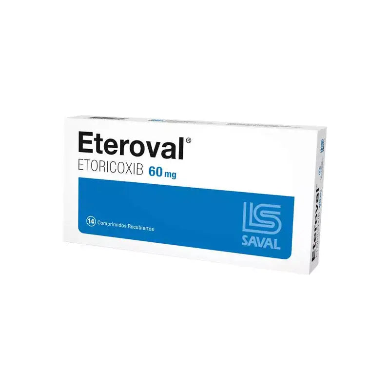 Eteroval 60mg 14 Comprimidos Recubiertos