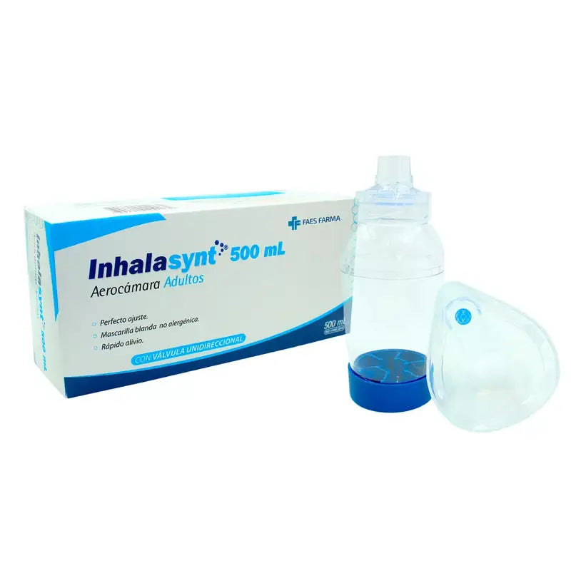 Inhalasynt Aerocámara Adultos 500ml.