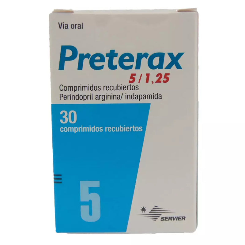 Preterax 5/1.25 30 Comprimidos Recubiertos