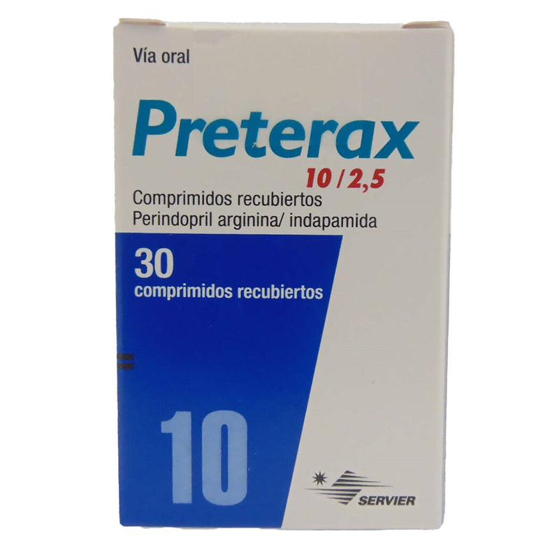 Preterax 10/2.5 30 Comprimidos Recubiertos