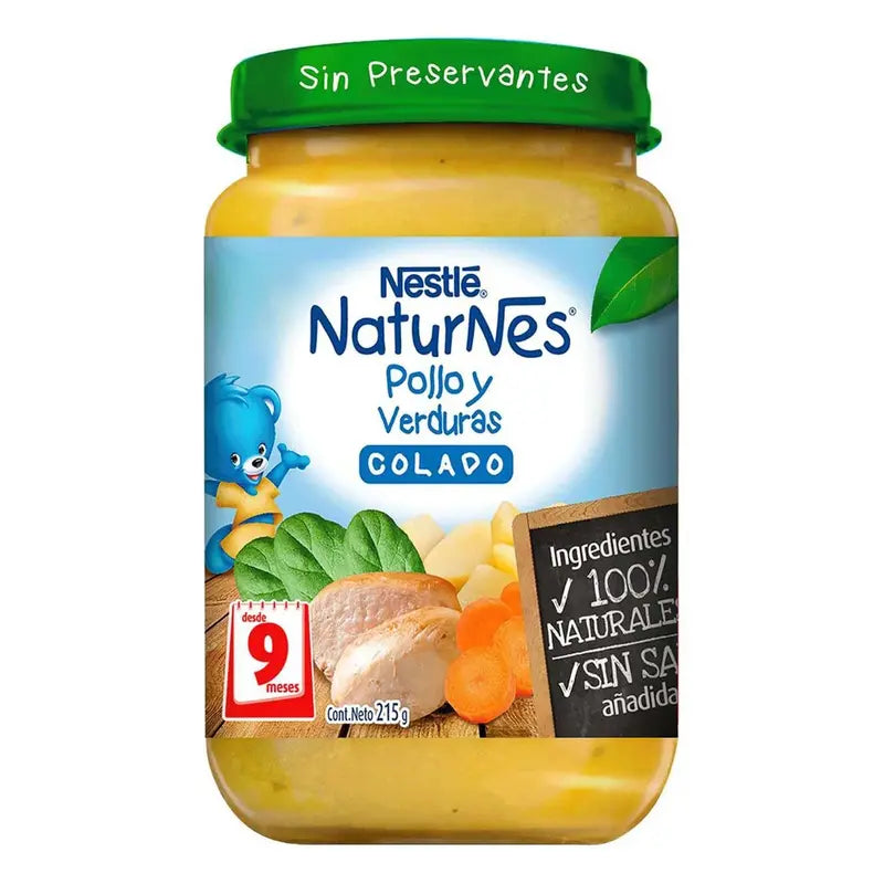 Colado Naturnes Pollo y Verduras 215g