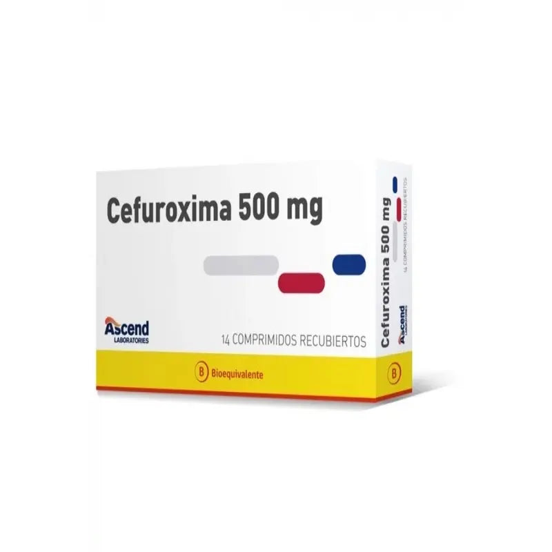 Cefuroxima 500mg 14 Comprimidos Recubiertos