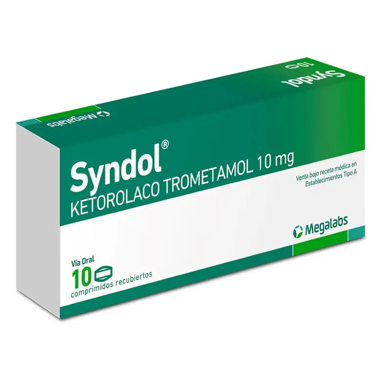 Syndol 10mg 10 Comprimidos