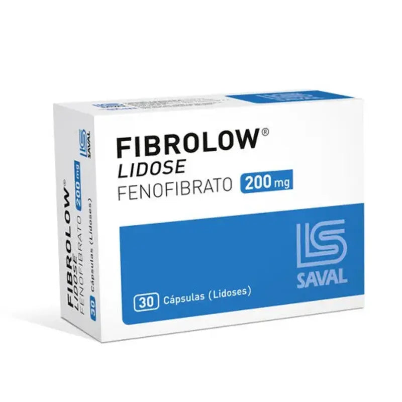 Fibrolow 200mg 30 Cápsulas