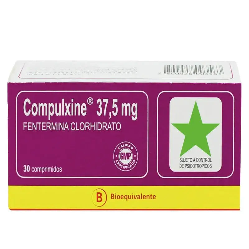 Compulxine 37,5mg 30 Comprimidos