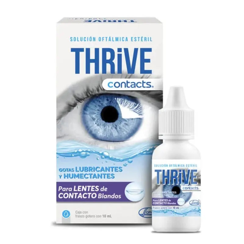 Thrive Contacts Para Lentes De Contacto Blando Solución Oftálmica Estéril  10ml