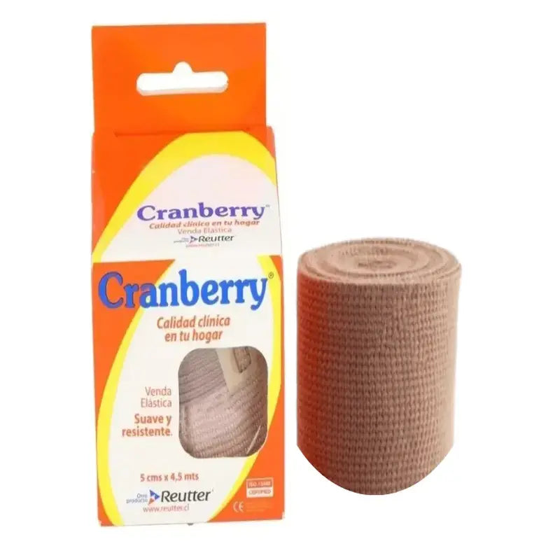 Venda Elástica Cranberry 5cm x 4,5mts