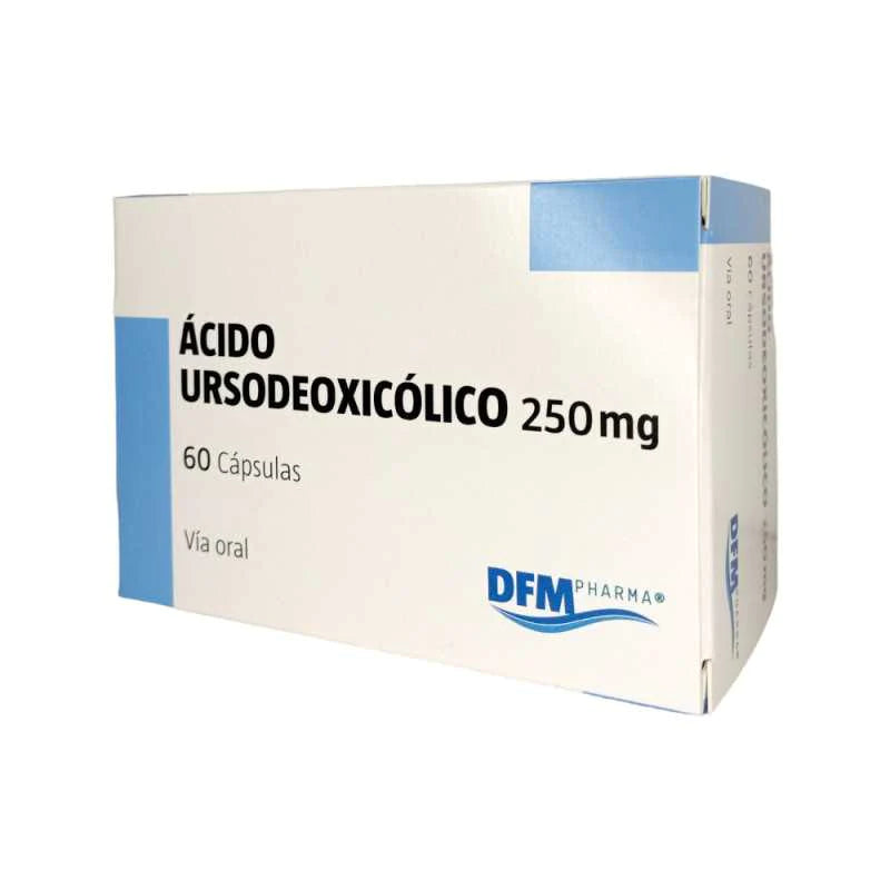 Ácido Ursodeoxicólico 250mg 60 cápsulas