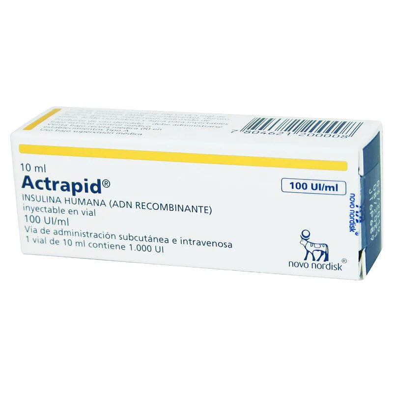 Actrapid 100UI/ml Solución Inyectable 10ml