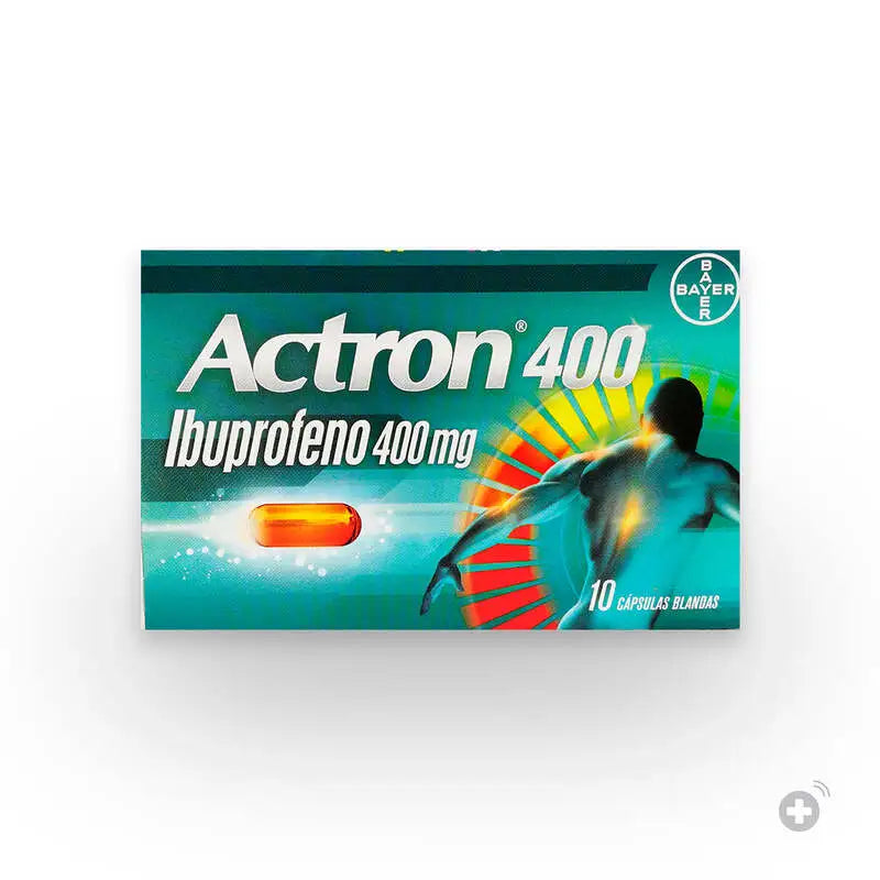 Actron 400mg 10 Cápsulas Blandas