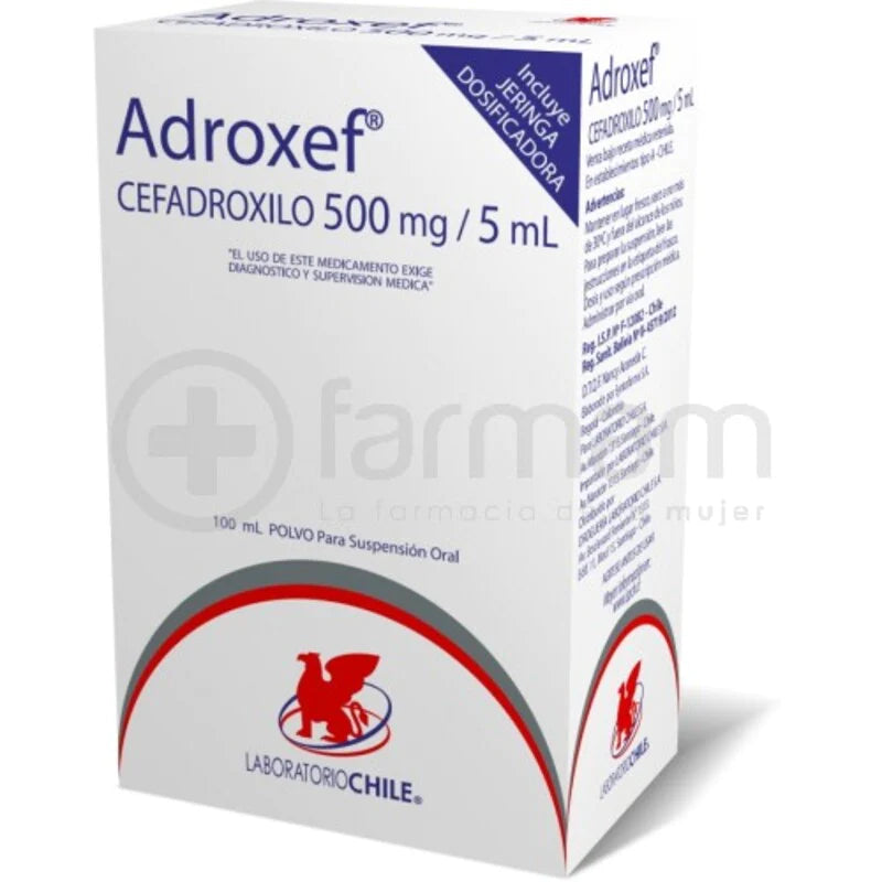 Adroxef 500mg/5ml Polvo para suspensión oral 100ml