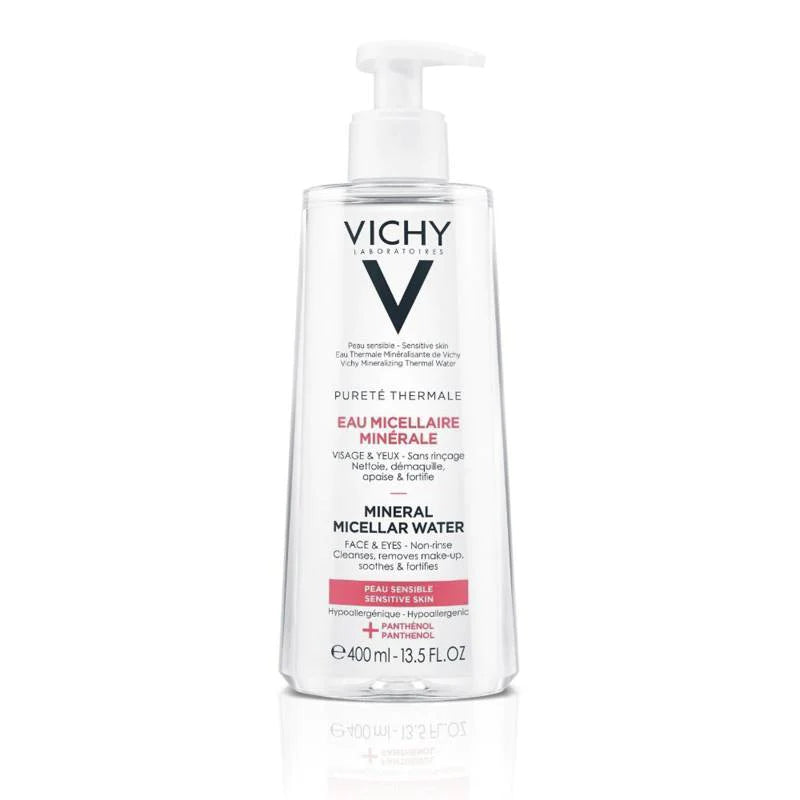 Agua Micelar Vichy Mineral Desmaquillante Rostro/ojos Piel Sensible 400ml.