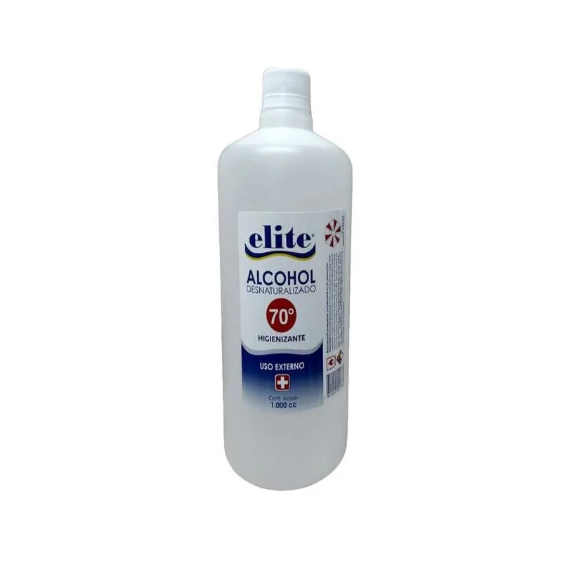 Alcohol desnaturalizado 70° uso externo Elite 1lt