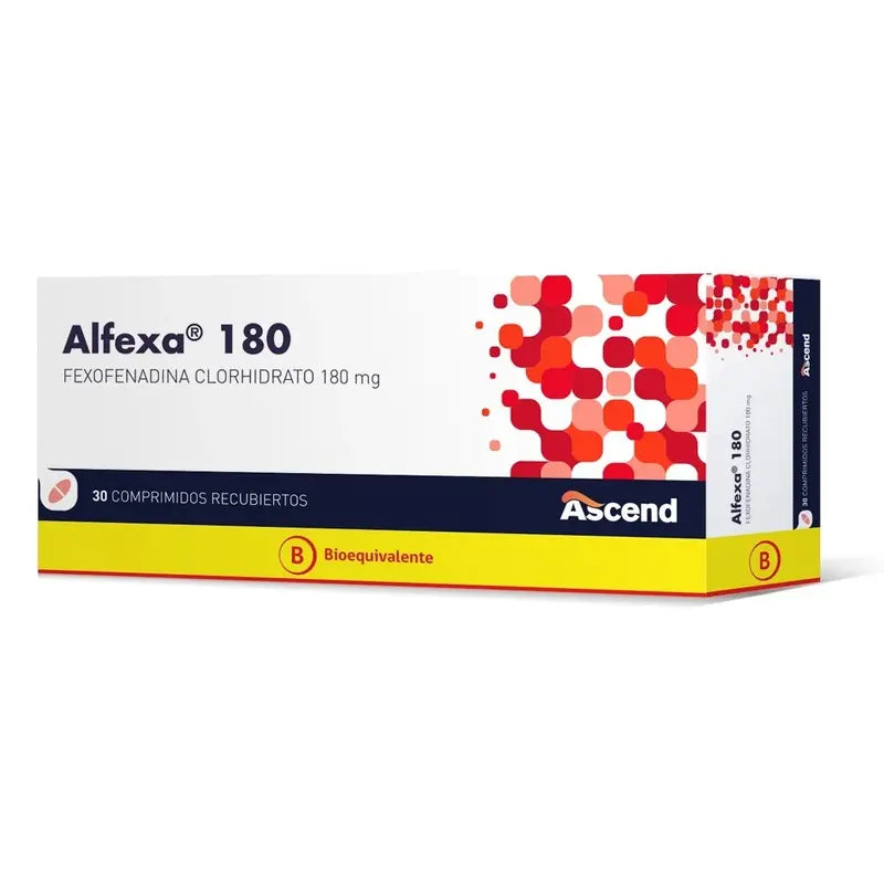 Alfexa 180 mg 30 Comprimidos Recubiertos