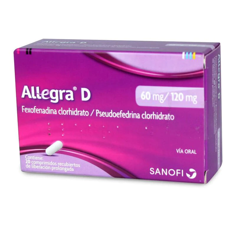 Allegra D 60/120 20 Comprimidos recubiertos de liberación prolongada