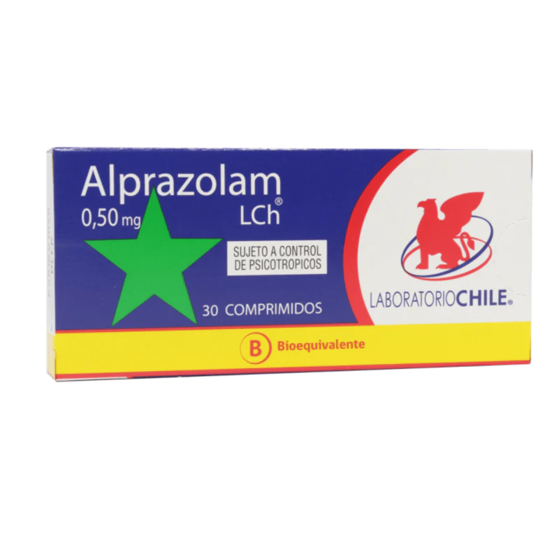 Alprazolam 0,50mg 30 Comprimidos