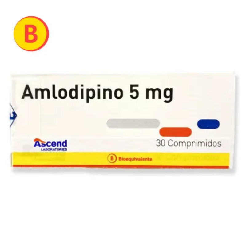 Amlodipino 5mg 30 Comprimidos