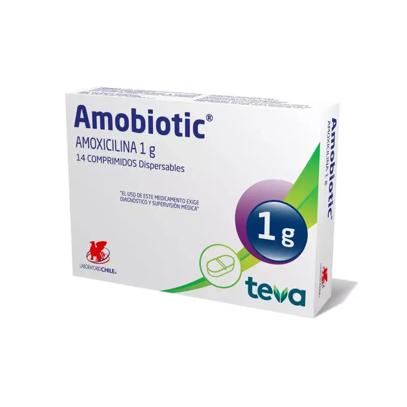 Amobiotic 1g 14 Comprimidos Dispersables