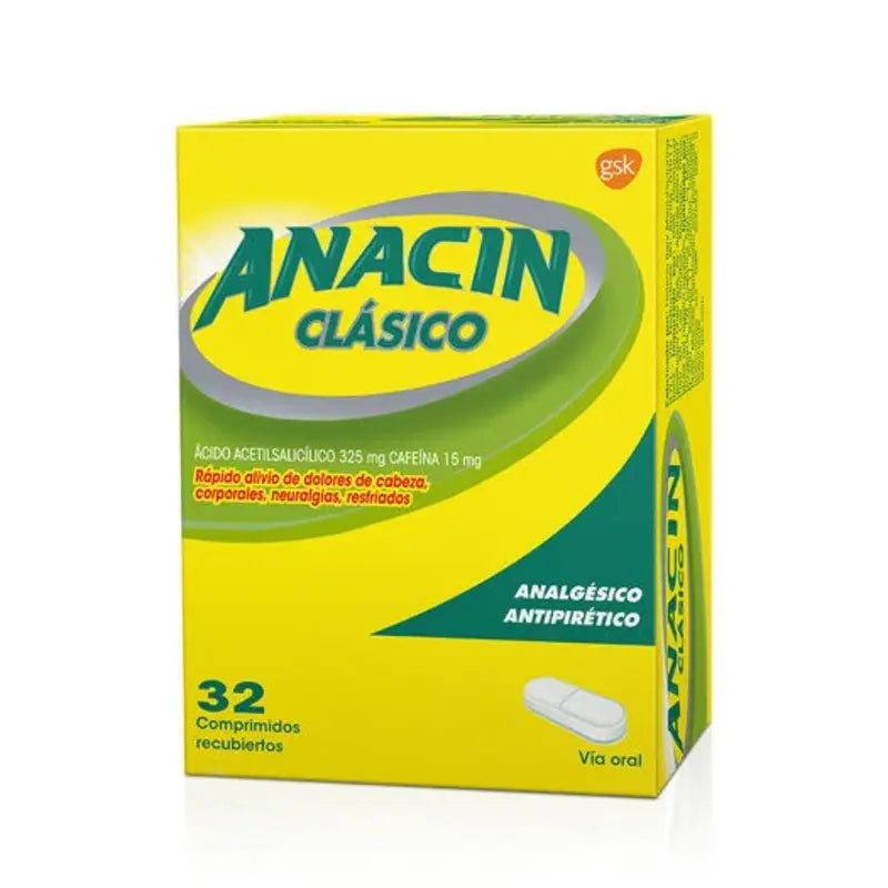 Anacin Clásico 32 Comprimidos Recubiertos