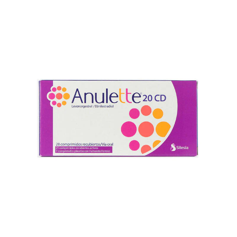 Anulette 20 CD 28 Comprimidos Recubiertos