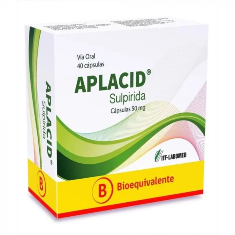 Aplacid 50mg 40 Cápsulas