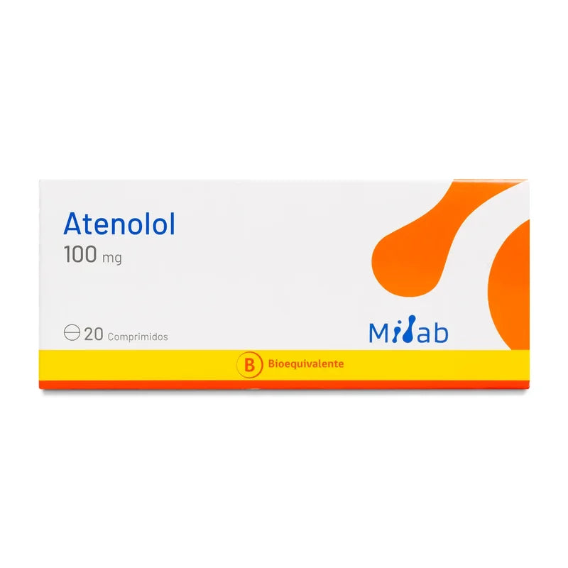 Atenolol 100mg 20 Comprimidos