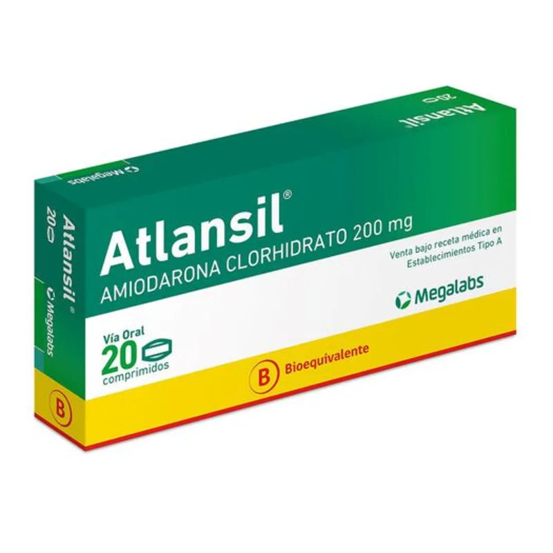 Atlansil 200mg 20 Comprimidos