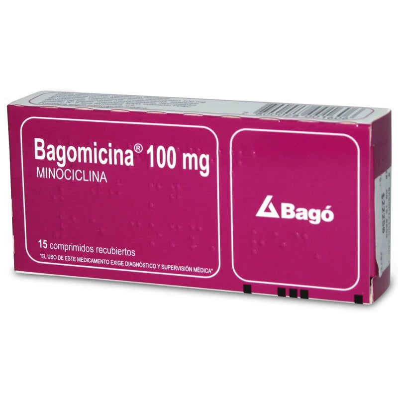 Bagomicina 100mg 15 Comprimidos Recubiertos