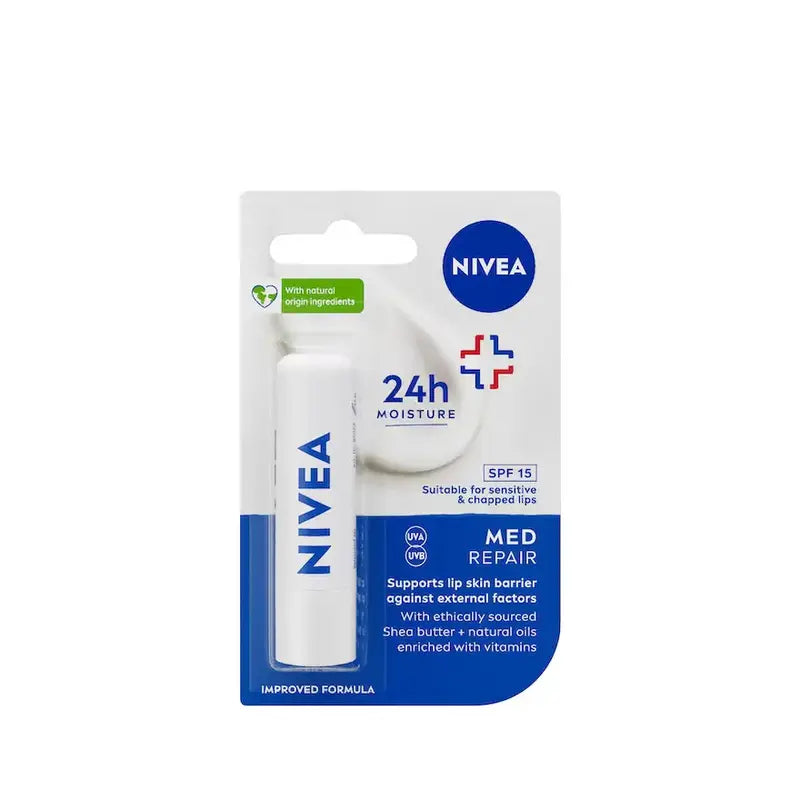 Bálsamo Labial Med Repair fps15 Nivea 4,8g