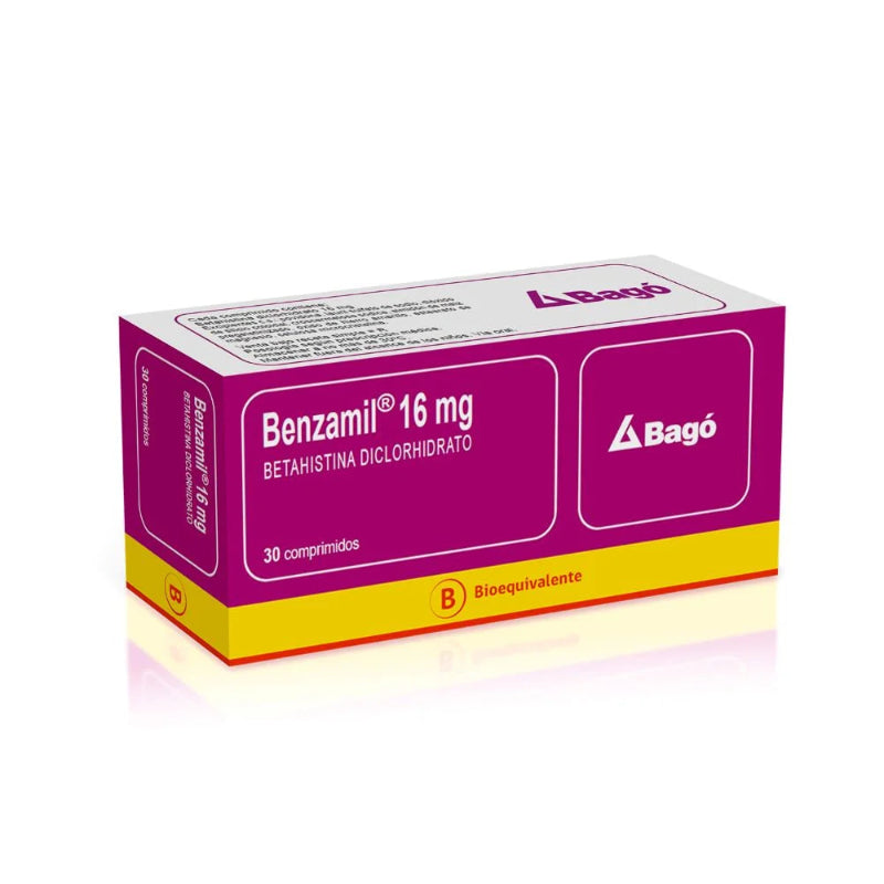 Benzamil 16 mg 30 Comprimidos