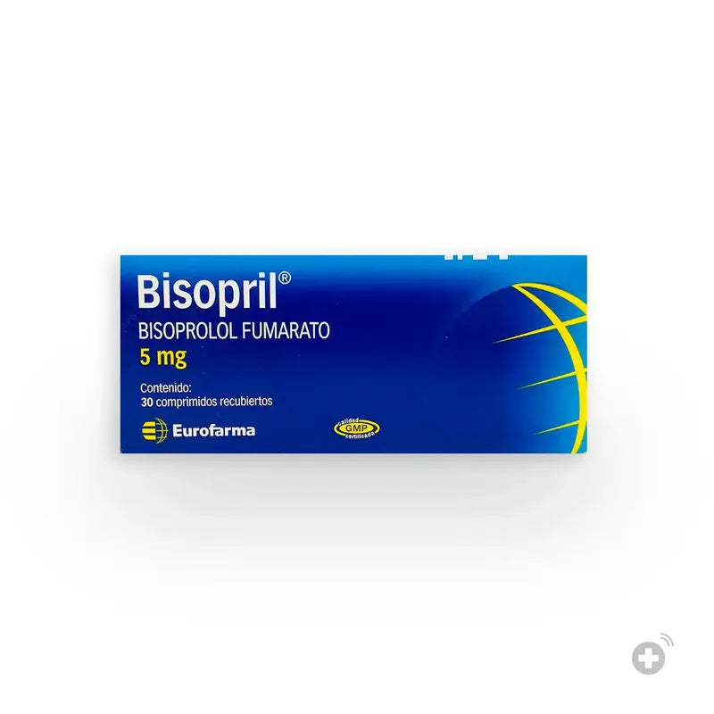 Bisopril 5 mg 30 Comprimidos Recubiertos