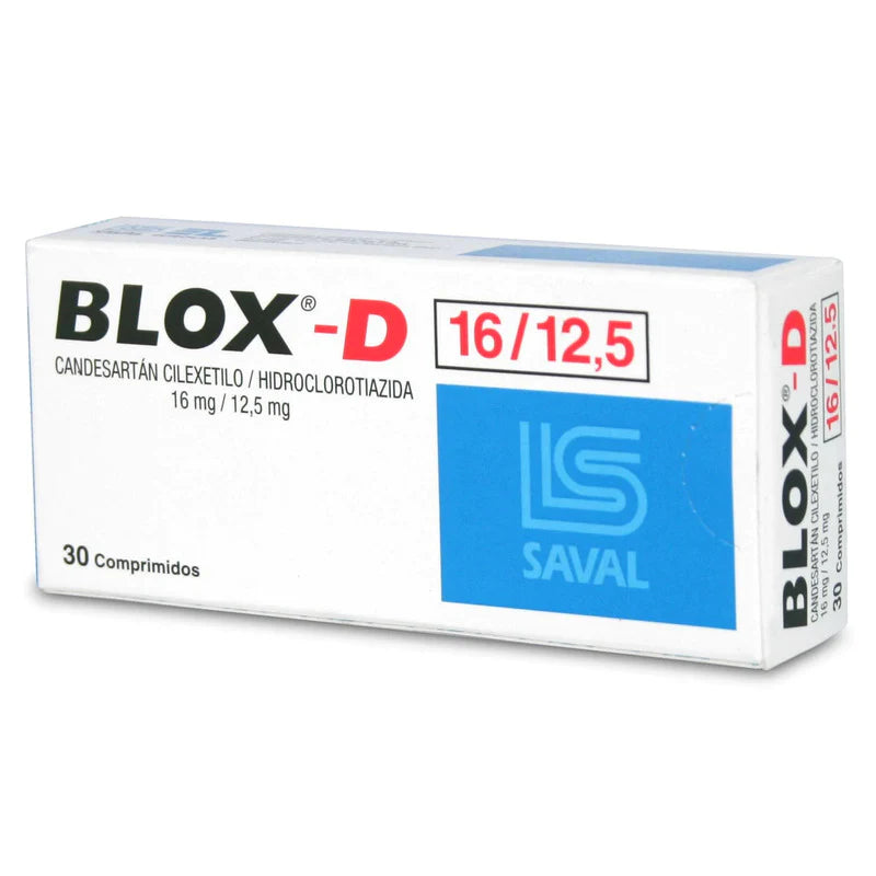 Blox-D 16mg/12,5mg 30 comprimidos