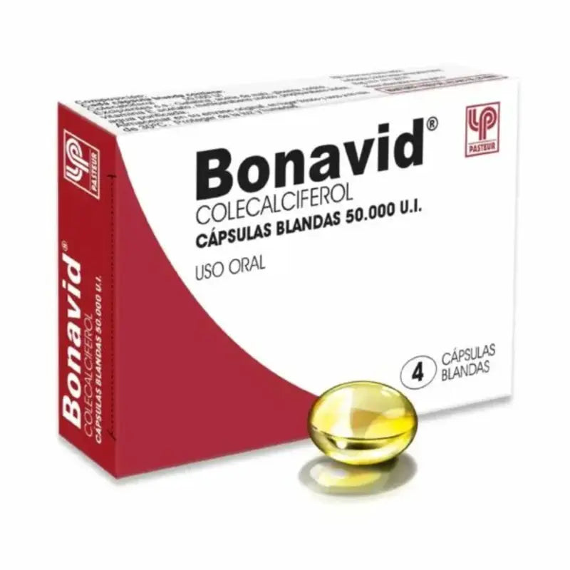 Bonavid 50.000 U.I. 4 Cápsulas Blandas