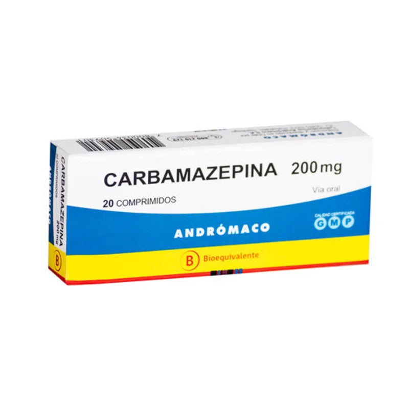 Carbamazepina 200mg 20 Comprimidos