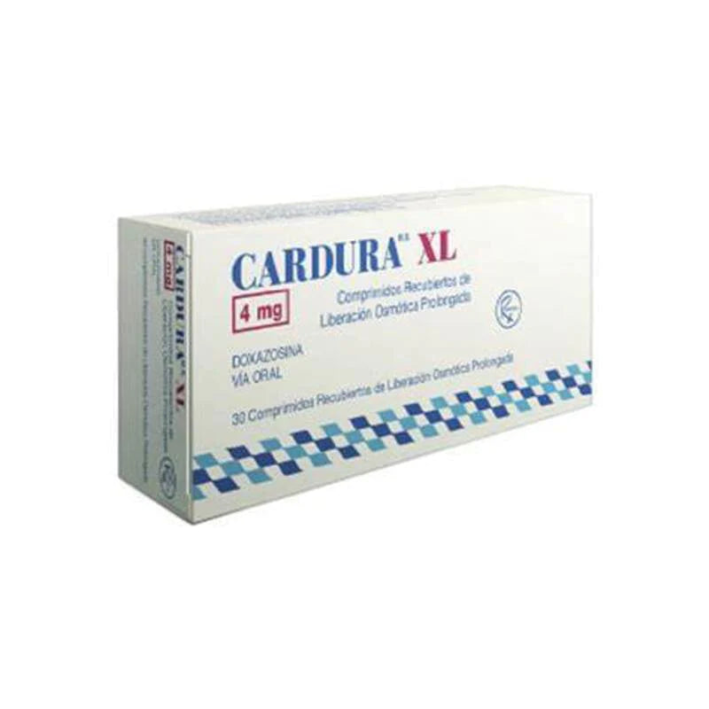 Cardura XL 4mg 30 Comprimidos Recubiertos